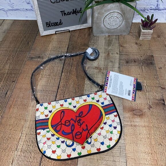 Brighton Holiday Love & Joy Cross Body Pouch nwt - Picture 4 of 6